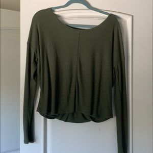 Olive green sweater